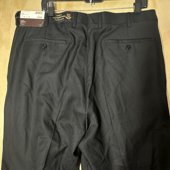 Louis Raphael Luxe Men’s Dress Pants Hidden Extension 36X32. 100% Worsted Wool - Picture 8 of 13